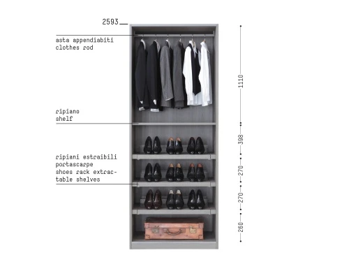 Porro, image:prodotti - Porro Spa - Organizzare l'interno/ Organize the interior